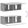 vidaXL TV Cabinet Set 4 pcs Concrete Grey Engineered Wood
