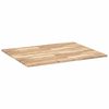 vidaXL Table Top Rectangular 100x80x2 cm Solid Wood Acacia