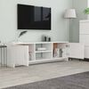 vidaXL TV Cabinet High Gloss White 120x30x37.5 cm Engineered Wood