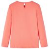Kids' T-shirt with Long Sleeves Coral 140