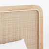 vidaXL Headboard with Headboard Natural 100 x 55 x 3 cm Rattan