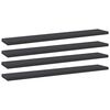 vidaXL Bookshelf Boards 4 pcs Grey 60x10x1,5 cm Engineered Wood