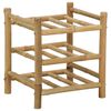 vidaXL Wine Rack Natural 32.5 x 29.5 x 36 cm Bamboo