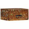 vidaXL Wall-mounted Bedside Cabinets 2 pcs Solid Wood Reclaimed