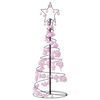 vidaXL LED Christmas Tree with Baubles 80 LEDs Warm White 120 cm
