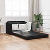 vidaXL Folding Sofa Bed Black 124 x 71 x 78 cm PVC