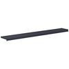 vidaXL Window Sill Anthracite with wood grain 120 x 20 x 4.5 cm PVC