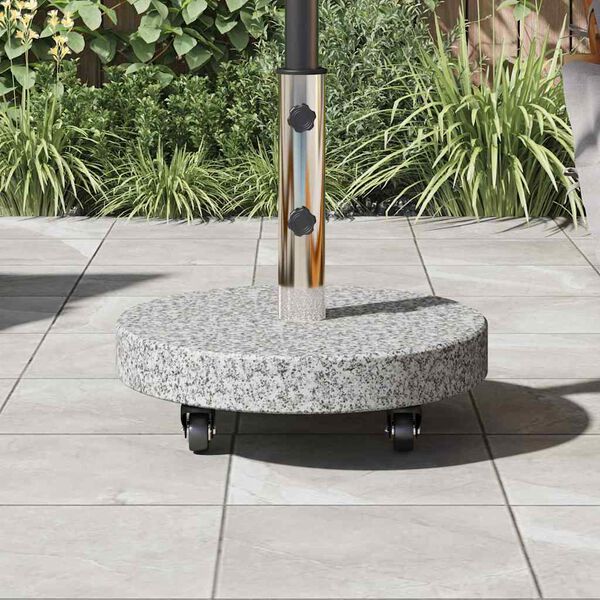 vidaXL Parasol Base Grey 45 x 45 x 45 cm Granite