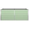 vidaXL Planter Pastel Green 195 x 100 x 75 cm Galvanised Steel