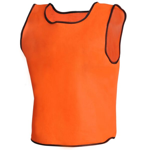vidaXL Sport Bib 10 pcs Junior Orange