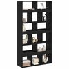 vidaXL Book Cabinet 2 pcs Black Oak 100 x 33 x 187.5 cm