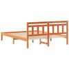 vidaXL Bed Frame Brown 150 x 200 cm Solid Pine Wood