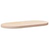vidaXL Table Top 60x30x2.5 cm Solid Wood Pine Oval