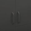 vidaXL Wardrobe Anthracite 90x50x180 cm Steel