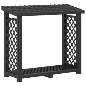 vidaXL Firewood Rack 114 x 46 x 101 cm PP Anthracite