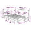 vidaXL Bookcase Bed without Mattress Wax Brown 120x190cm Solid Wood Pine