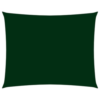 vidaXL Sunshade Sail Oxford Fabric Rectangular 2.5x3 m Dark Green