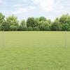 vidaXL Fence with Post Silver 0.5 x 100 m Steel