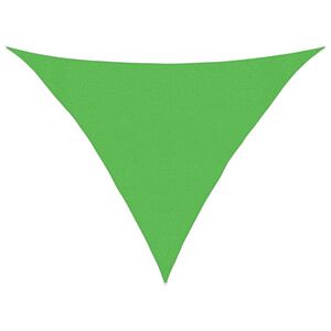 vidaXL Sunshade Sail 160 g/m&sup2; Light Green 3x3x4.2 m HDPE