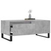 vidaXL Coffee Table Concrete Grey 90x50x36.5 cm Engineered Wood