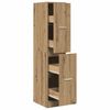 vidaXL Apothecary Cabinet Artisian Oak 30x41x144.5 cm Engineered Wood