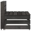 vidaXL 3 Piece Garden Lounge Set Grey Impregnated Pinewood