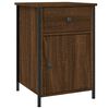 vidaXL Bedside Cabinets 2 pcs Brown Oak 40x42x60 cm Engineered Wood