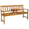 vidaXL Garden bench 158 x 55 x 89 cm Solid Acacia Wood Natural