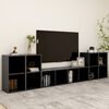 vidaXL 5 Piece TV Cabinet Set Grey Engineered Wood