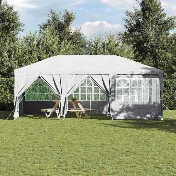 vidaXL Party Tent White 600 x 400 x 266 cm Polyethylene