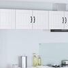 vidaXL Dishwasher Panel Lucca White 80 x 31 x 40 cm Engineered Wood