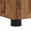 vidaXL Bathroom Furniture Set 3 pcs Old Wood Engineered wood & Metal