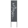 vidaXL Garden Privacy Screen Anthracite 32 x 140 cm Cold-rolled steel