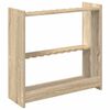 vidaXL Billiard Cue Stand Engineered Wood 60 x 20 x 57 cm Sonoma