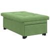 vidaXL Sofa Bed Light green 67 x 194 x 38 cm Velvet
