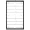 vidaXL Bed Frame without Mattress Black Metal 120x200 cm