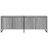 vidaXL TV Cabinet Grey Sonoma 140 x 36 x 49.5 cm Engineered Wood