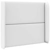 vidaXL Headboard Ear White 80 x 16 x 4 cm PVC