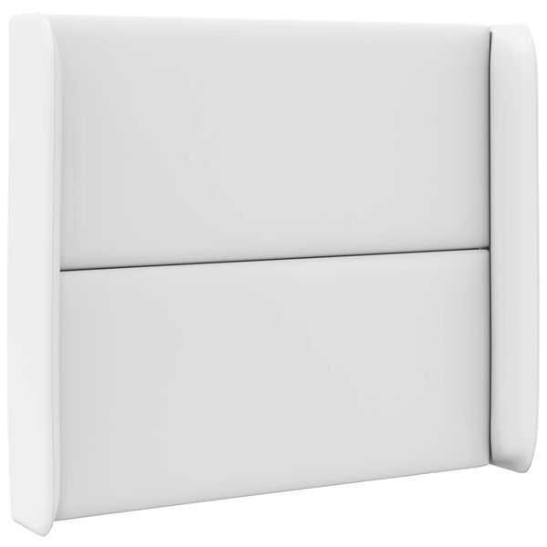 vidaXL Headboard Ear White 80 x 16 x 4 cm PVC
