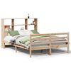 vidaXL Bookcase Bed without Mattress 120x190 cm Small Double Solid Wood Pine