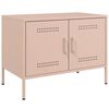 vidaXL TV Cabinet Pink 68x39x50.5 cm Steel