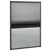 vidaXL Plisse Insect Screen for Windows Aluminium 80x120 cm with Shade