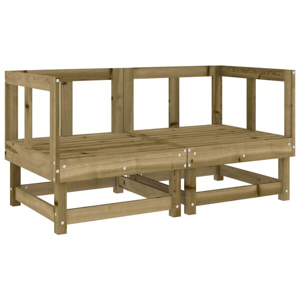 vidaXL 7 Piece Garden Lounge Set Impregnated Wood Pine