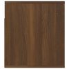 vidaXL Wall-mounted Bedside Cabinets 2 pcs Brown Oak 50x36x40 cm