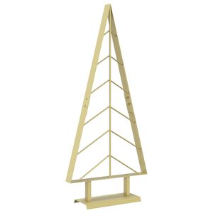 vidaXL Metal Christmas Tree with Stand KUOPIO 90 cm Steel Gold