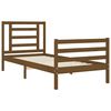 vidaXL Bed Frame without Mattress Honey Brown 90x200 cm Solid Wood