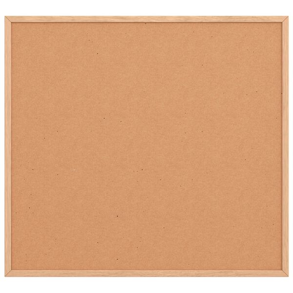 vidaXL Cork Board with Solid Pine Wood Frame 60x55 cm