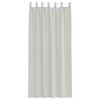 vidaXL Voile Curtains with Loops 2 pcs Light Grey 140x245 cm