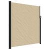 vidaXL Retractable Side Awning Beige 220x300 cm