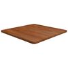 vidaXL Square Table Top Dark Brown 70x70x2.5cm Treated Solid Wood Oak